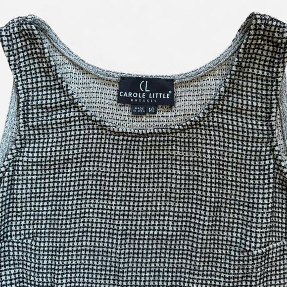 Vintage Carole Little 2pc Maxi Dress Set - Size 14 - Art Teacher Lagencore MCM - Picture 7 of 8